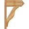 Ekena Millwork Funston Rough Sawn Arts and Crafts Outlooker, Western Red Cedar, 8"W x 20"D x 28"H OUT08X20X28FST03RWR - alternate 4